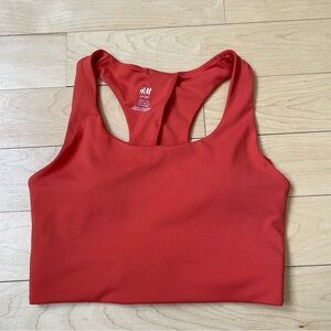 H&M Red-Orange Sports Bra